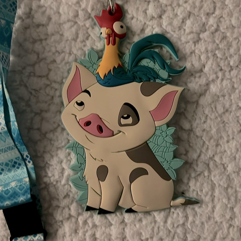 Moana ID holder and lanyard